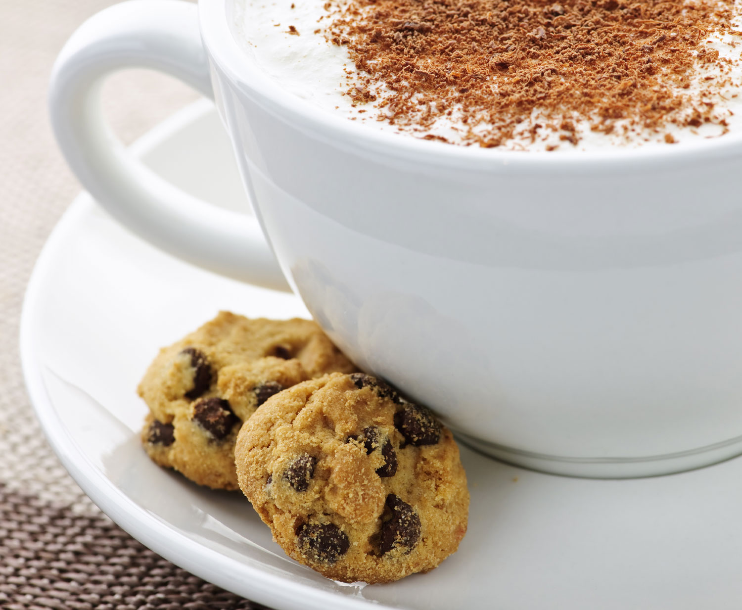 relax with a coffee at obsessions salon & spa